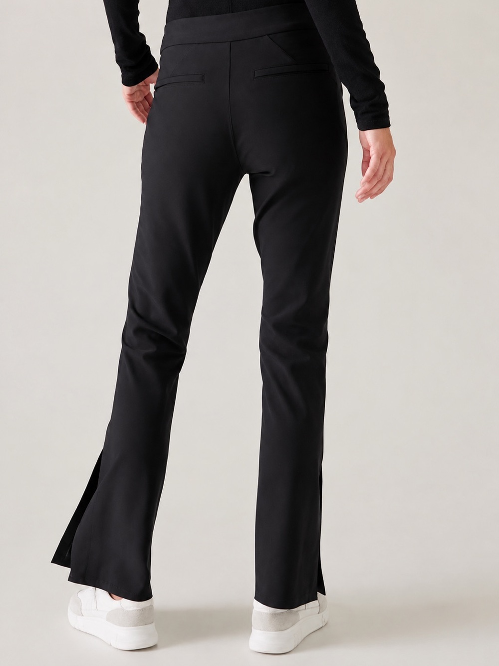 Athleta Venice Flare Pant Side Slit Size XS Black - Picture 6 of 15